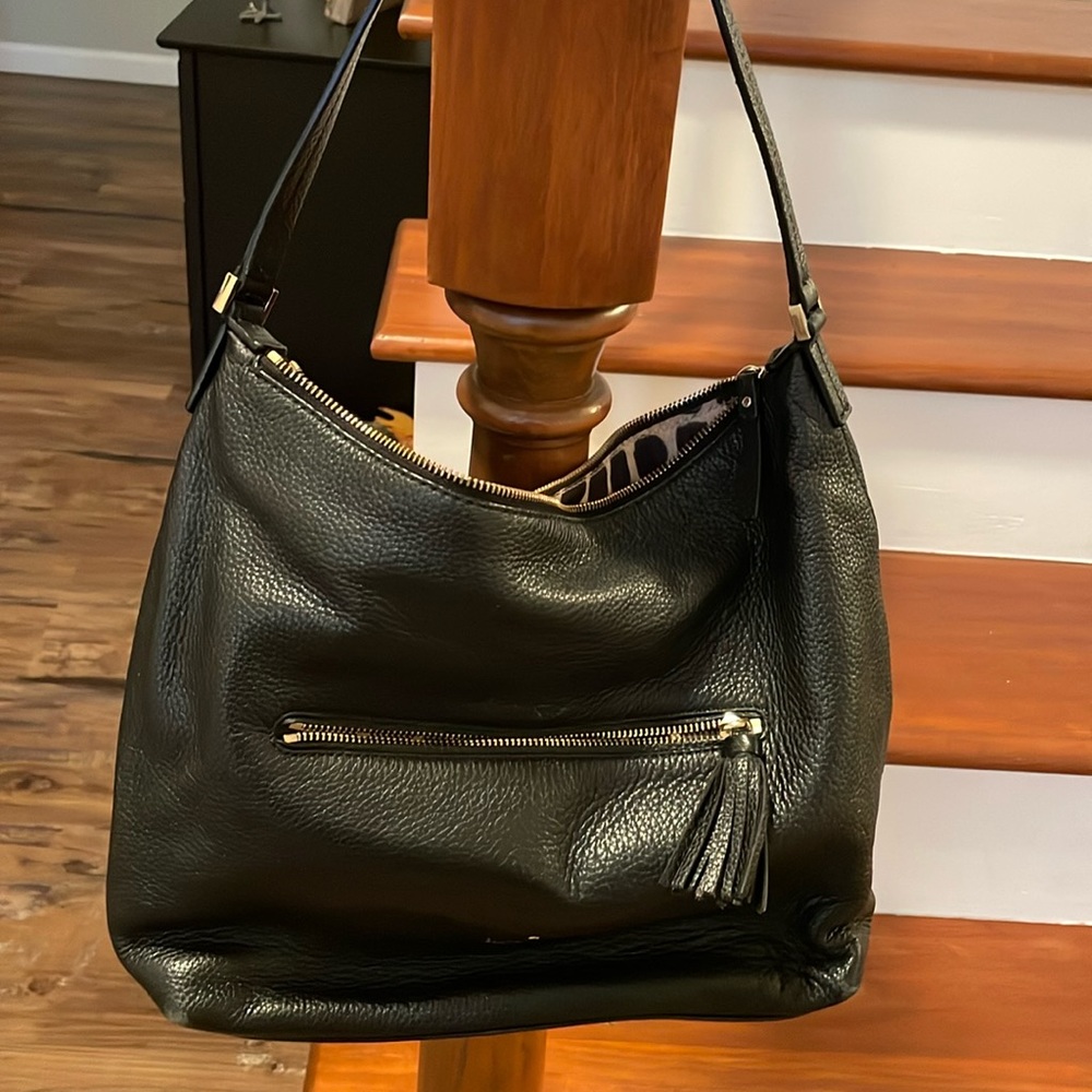 Kate Spade black leather purse